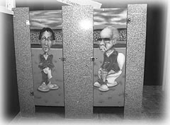 Zico and Zagallo caricatures